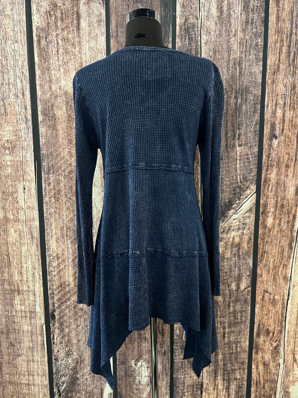Blue Crystal Long Sleeve Top