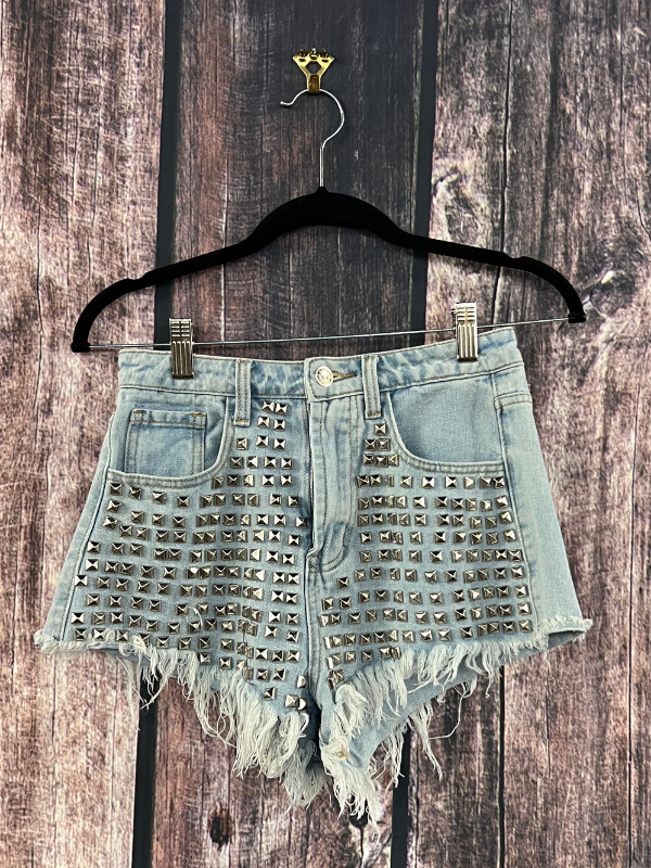 Studded Shorts By Marti Rae #211 | Denims & Diamonds Boutique