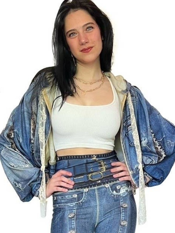 IPNG Design - Hoodie Puff Denim Blue