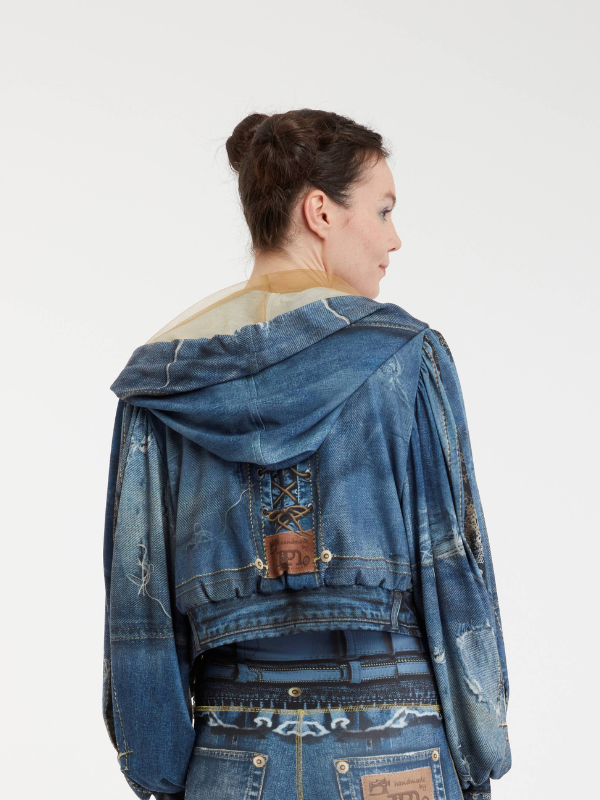 IPNG Design - Hoodie Puff Denim Blue