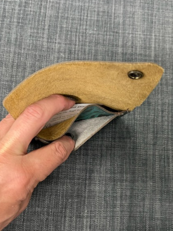 Green & Gold Embossed Keep It Gypsy Wallet