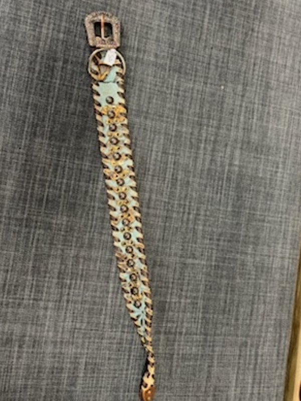 Blue & Bronze Kurtmen Dog Collar