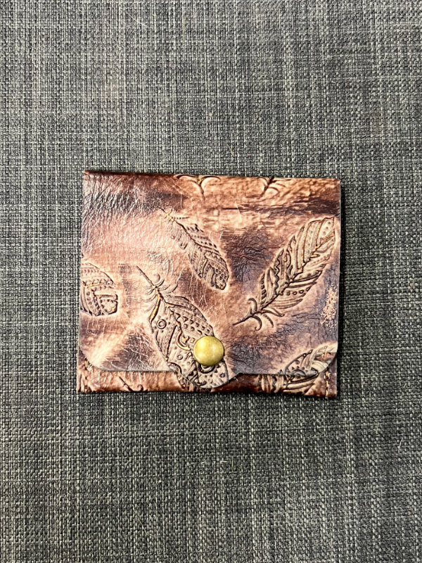 Brown Feather Keep It Gypsy Wallet
