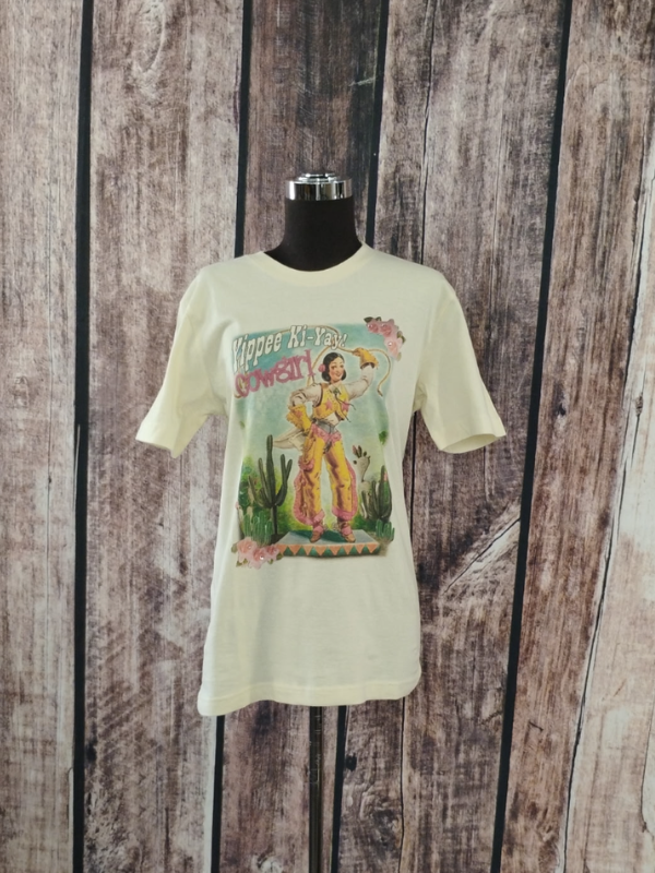 Yippee Ki-Yay Cowgirl T Shirt