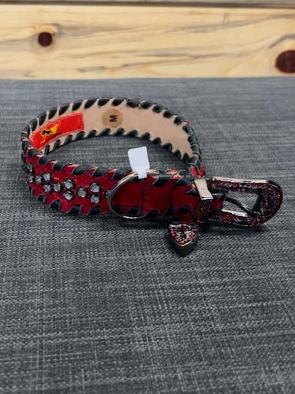 Red Kurtmen Dog Collar