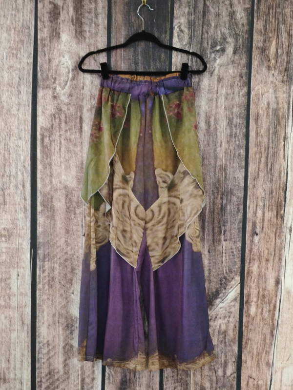 Purple/Green Wide Pant