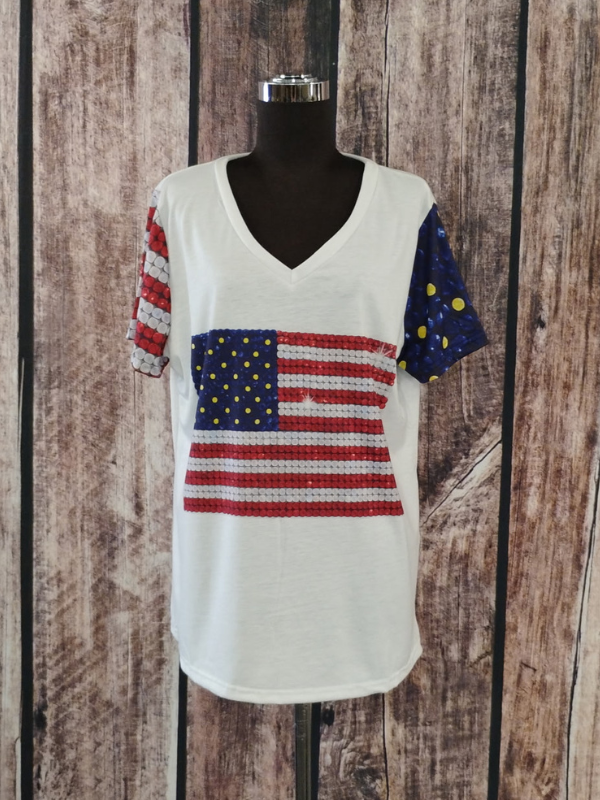 American Flag T Shirt