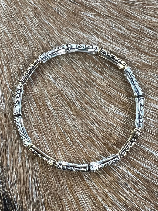 Scrolled Stretch Bracelet
