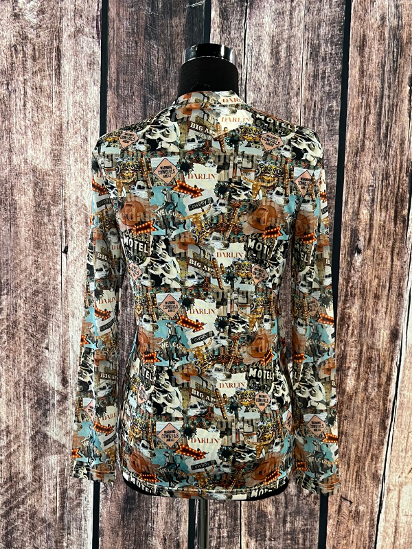 Merigold Kiss Hello Darlin LS Mesh Top