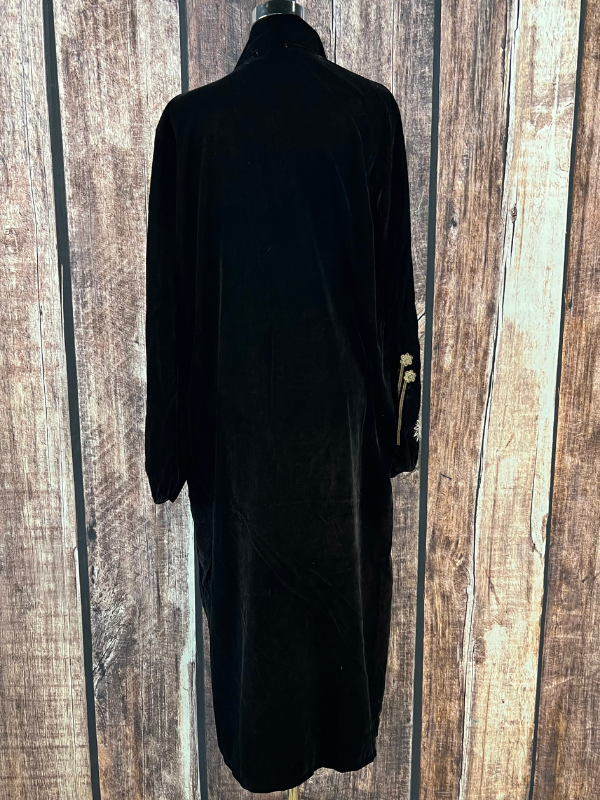 Adore Velvet Embroidered Duster