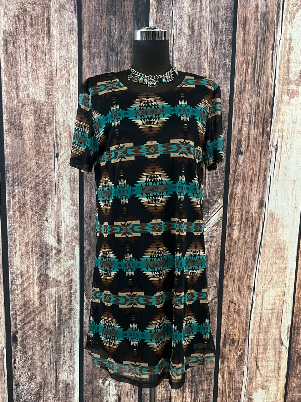 Spin You Around Mesh Dress