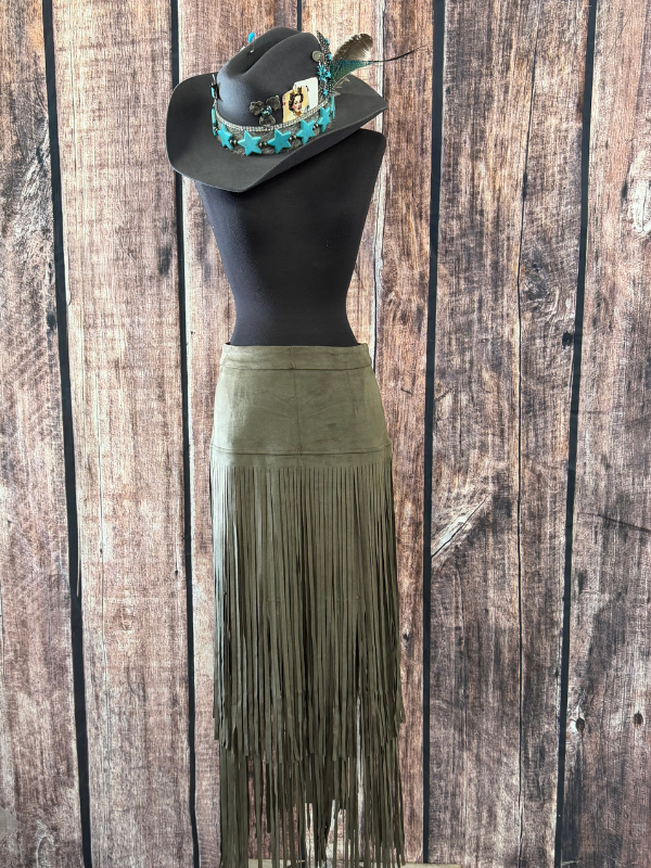 Adore Skirt With Long Fringe