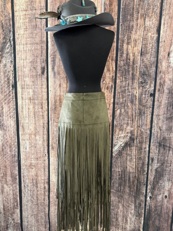 Adore Skirt With Long Fringe