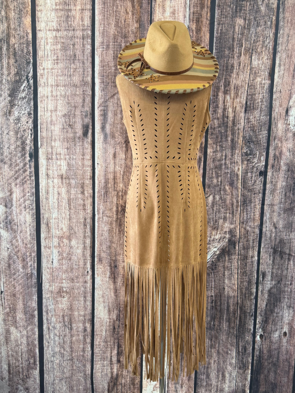 Adore Faux Fringe Vest