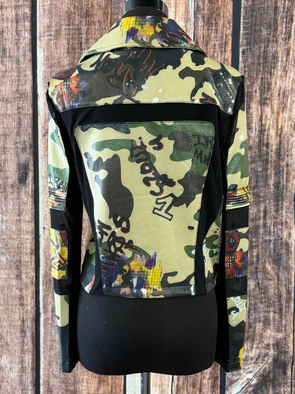 OO La La Camo Print Jacket