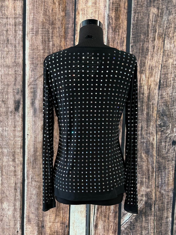 OO La La Black Long Sleeve Blingy