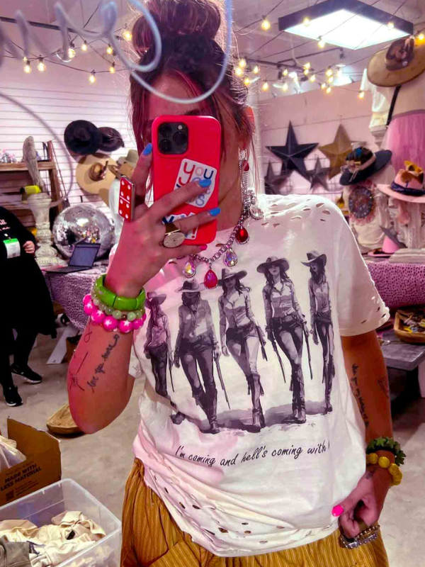 I'm Coming and Hell's Coming With Me T Shirt