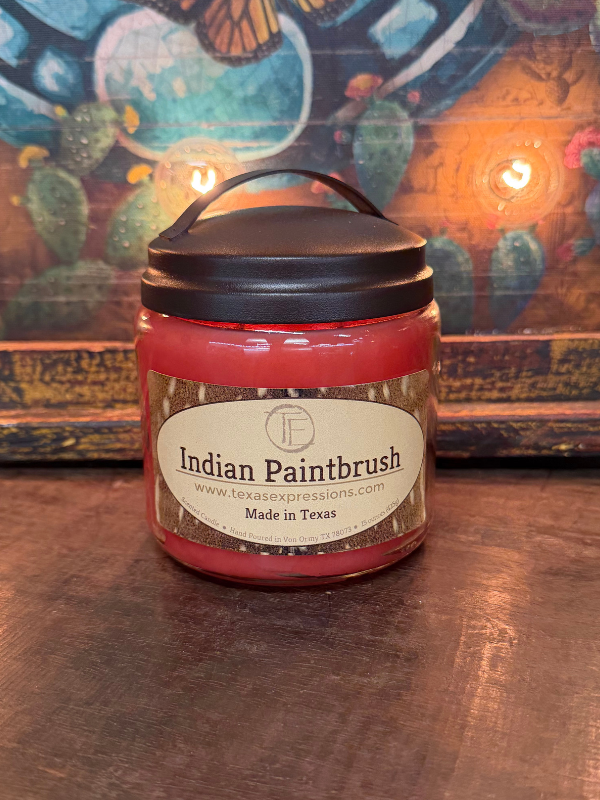Indian Paintbrush Candle By Texas Expressions