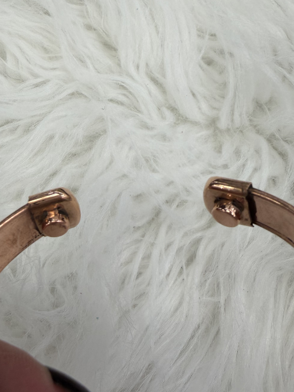 Silver & Copper Rope Copper Magnetic Bracelet