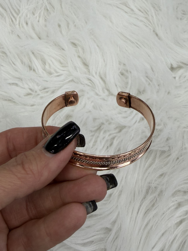 Silver Rope Copper Magnetic Bracelet