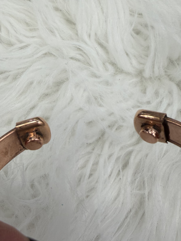 Copper & Silver Rope Twists Copper Magnetic Bracelet