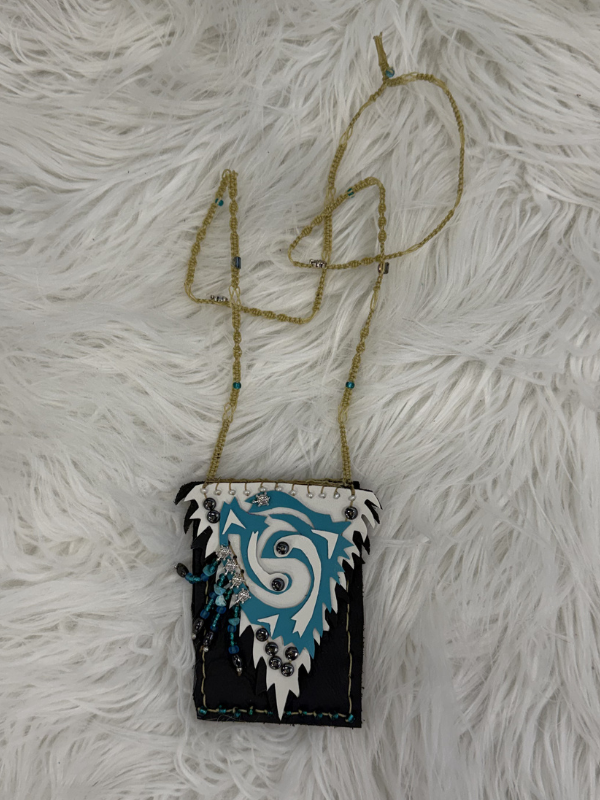 Blue Swirl Phone Crossbody