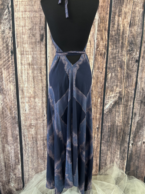 Halter Top Blue Dress