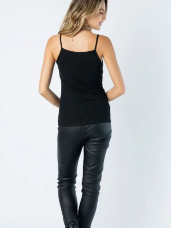 Camisole Top With Stones Black By Vocal