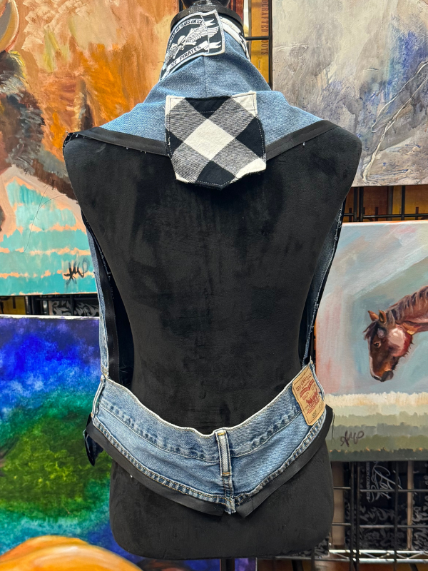 Denim Patchwork Top by CornFed Cowgirl