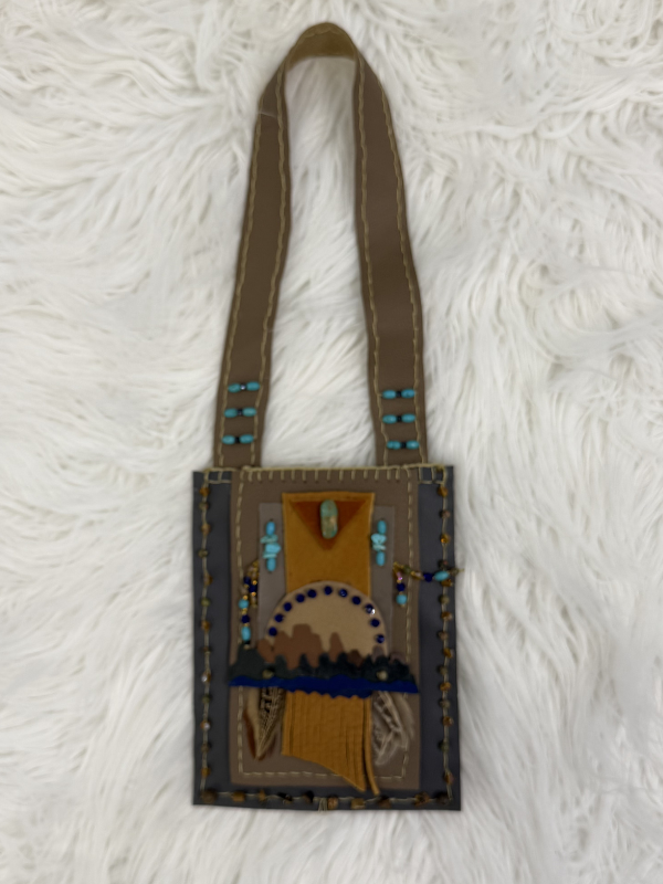 Indian Silhouette Cell Phone Crossbody