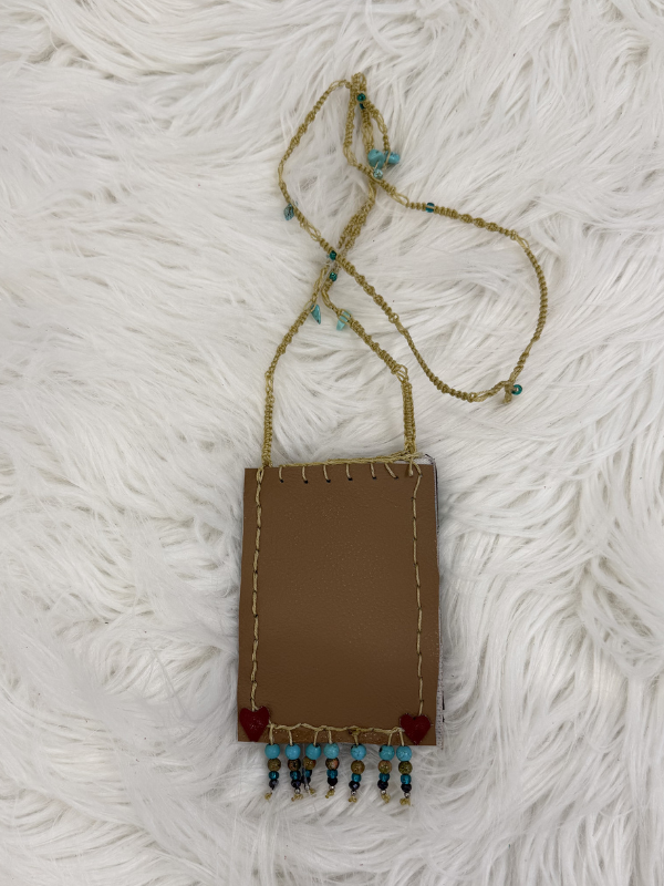 Turquoise Feather Cell Phone Crossbody