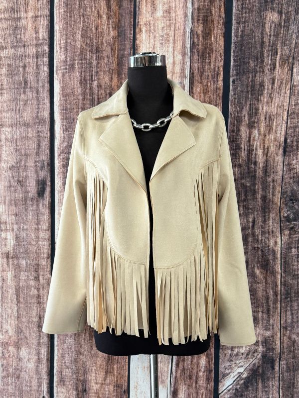 Way Tan Fringe Horse Herd Jacket