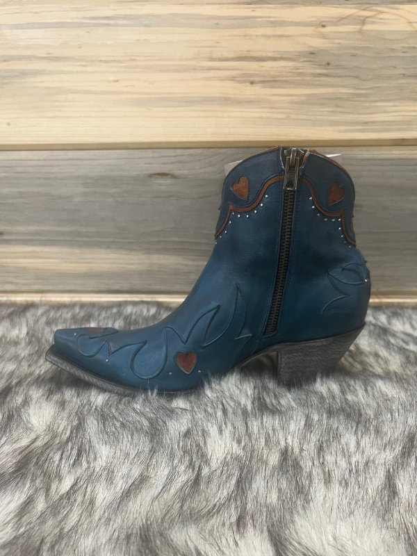 Love & Paranoia Blue Old Gringo Bootie