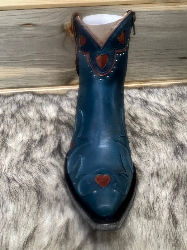 Love & Paranoia Blue Old Gringo Bootie