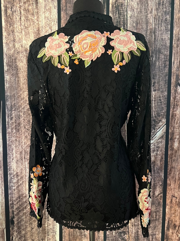 Veronne Lace Blouse Johnny Was