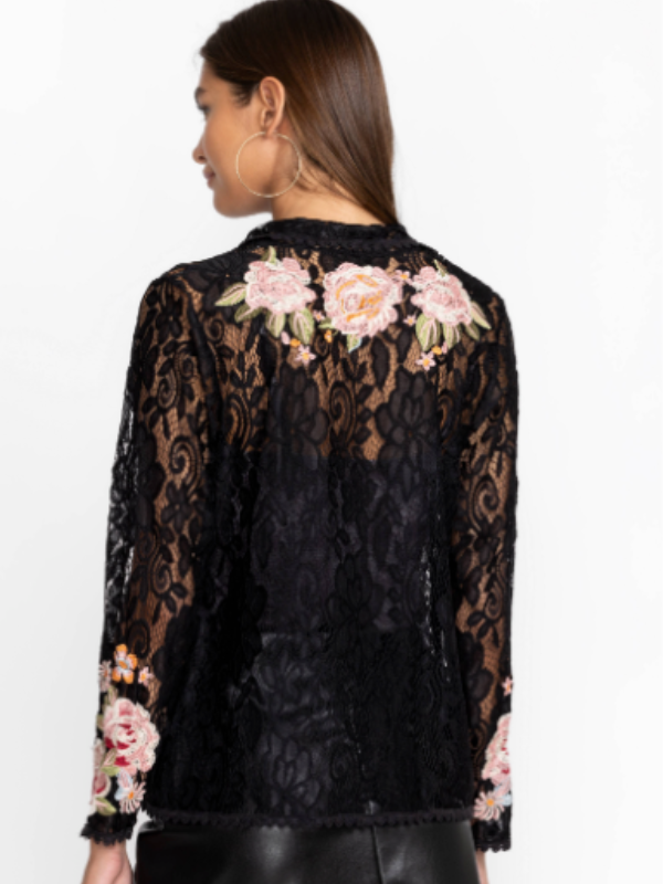 Veronne Lace Blouse Johnny Was