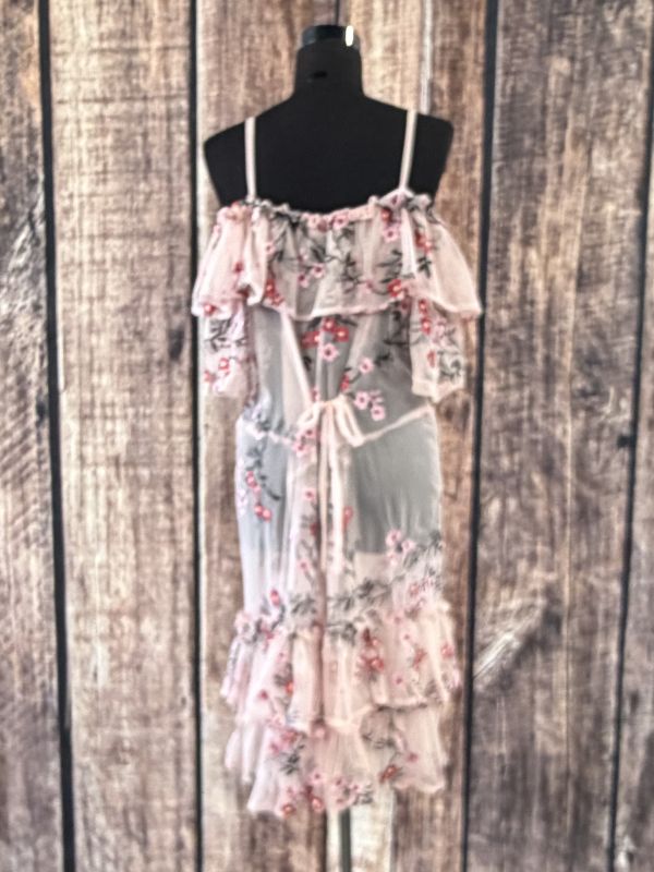 Light Pink Flowered Dress by Marrika Nakk