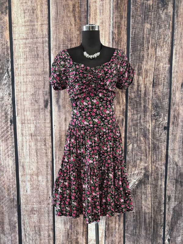 Rose Print Dress by Marrika Nakk