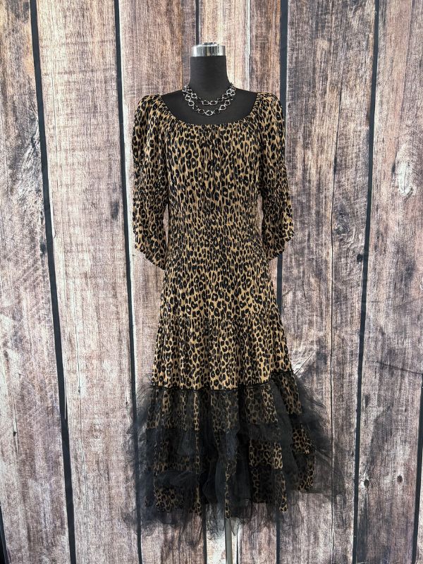 Long Cheetah Print Dress by Marrika Nakk