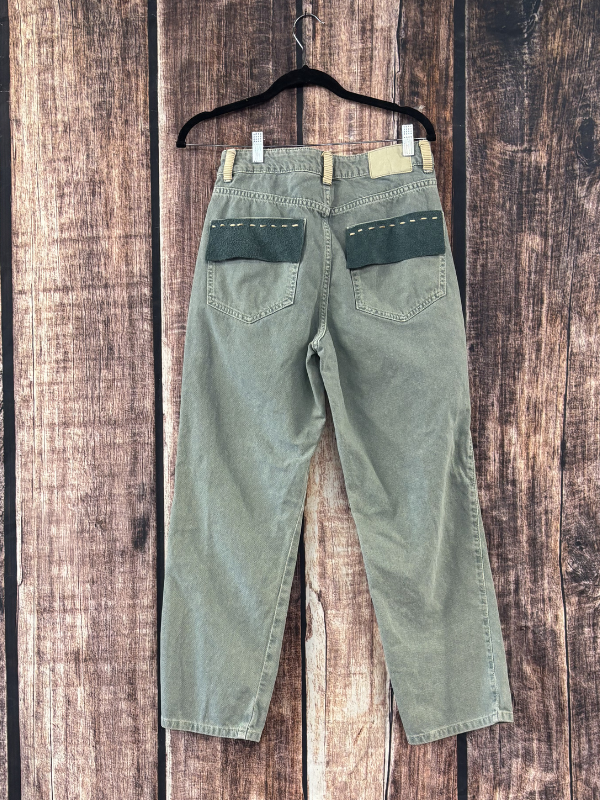 Grey Buck - Stitched Capri by Diane Grambo Leather Works