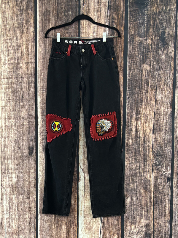 Native American Themed Capri by Diane Grambo Leather Works