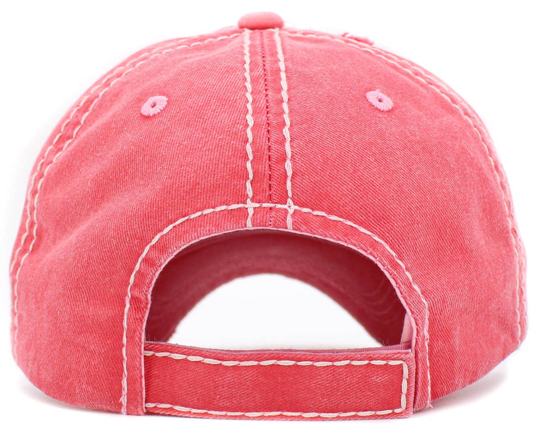 I'd Rather Be Riding Vintage Baseball Cap White