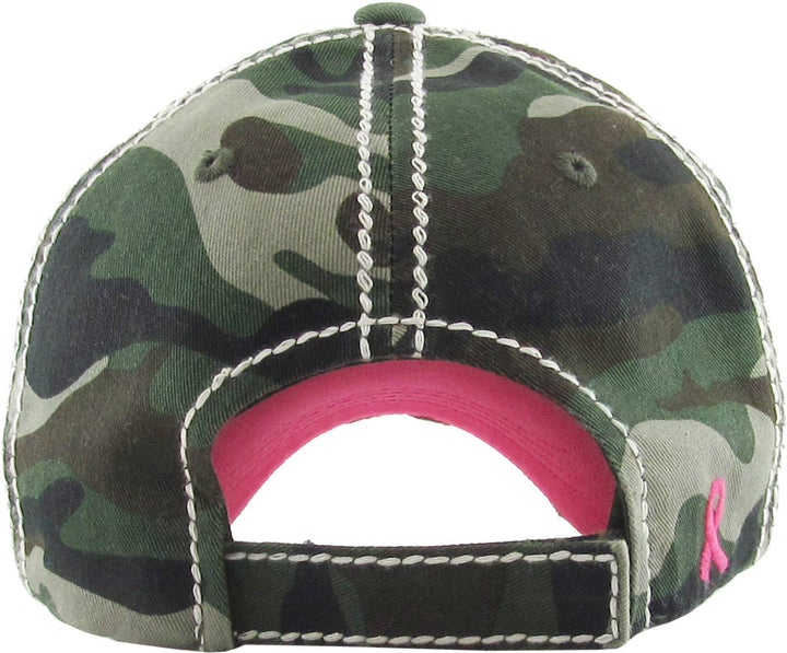 This Is My Fight Hat Pink Ribbon Baseball Cap Pink