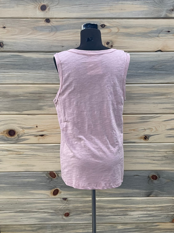 Mauve Multi Crystal Tank Top by Vocal