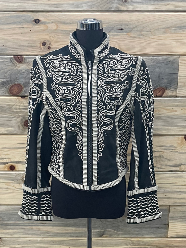 White & Black Jacket Double D Ranch