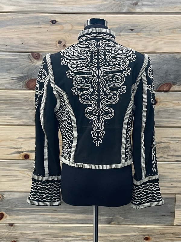 White & Black Jacket Double D Ranch