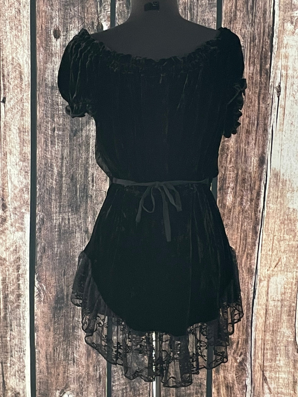 Black Velvet Top by Marrika Nakk