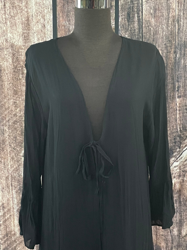 Black Sheer Duster by Marrika Nakk