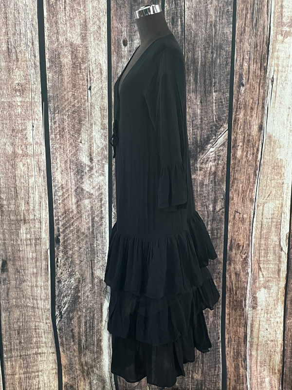 Black Sheer Duster by Marrika Nakk