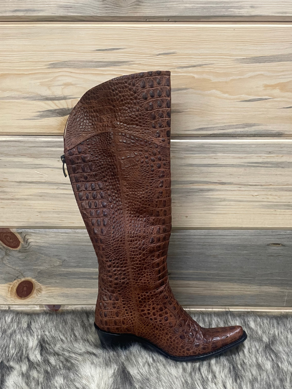 Rockwell Tharp Manchester Brown Fringe Tall Cowboy Boot